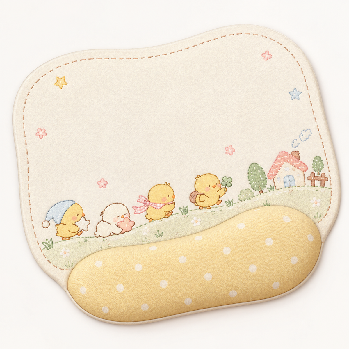 Sunny Garden Story Ergonomic Mouse Pad