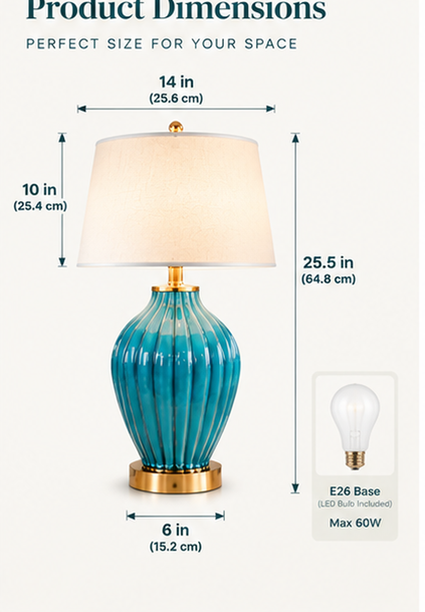 ✨Luxury Ceramic Table Lamp