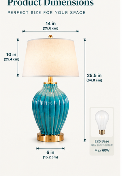 ✨Luxury Ceramic Table Lamp